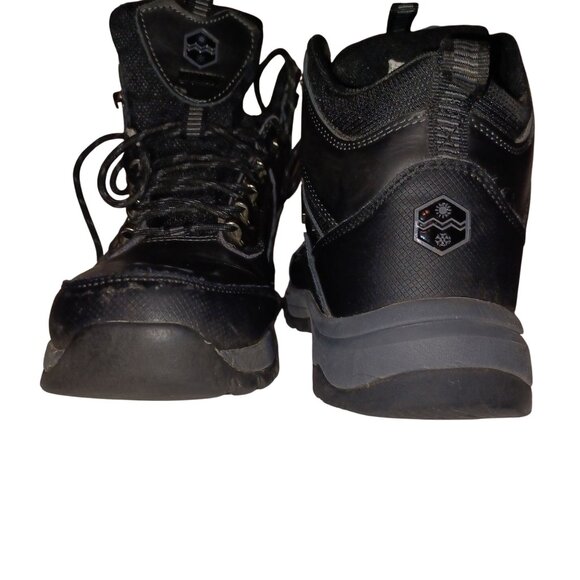 Men’s Leather Hiking Boots KHOMBU 1127721 SUMMIT K Guard Waterproof Black 9M - Picture 7 of 12